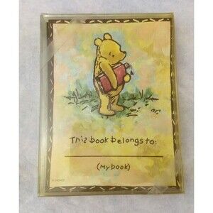 Disney Classic WINNIE THE POOH Bookplates "This Book Belongs To:" NEW‎ SEALED